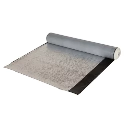 Polywall Chape Alu Toiture Adhésive BTM Noir 10 X 1 M