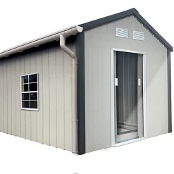 Fitt Kit Gouttière Pour Abri De Jardin Dév.160 Gris