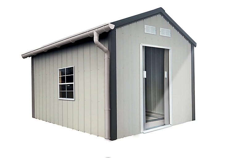 Fitt Kit Gouttière Pour Abri De Jardin Dév.160 Gris 1 Fitt Kit Gouttière Pour Abri De Jardin Dév.160 Gris