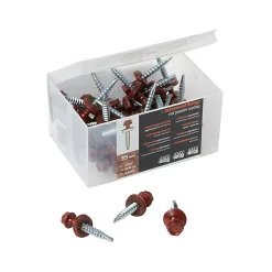 Aqua-tuile Lot De 40 Vis Easy-Tuile Rouge