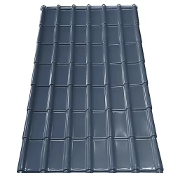 Plaque Pvc Imitation Tuile Française Renolit Tecno Imac La Francese Ardoise - 184 X 118 Cm